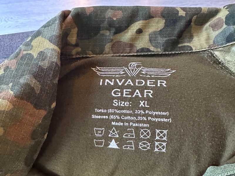 Airsoft trui en broek (invader gear maat xl)