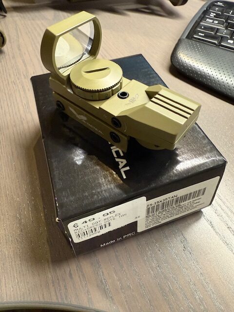 NIEUWE JS-TACTICAL COMPACT RED DOT TAN (JS-15X35TAN)