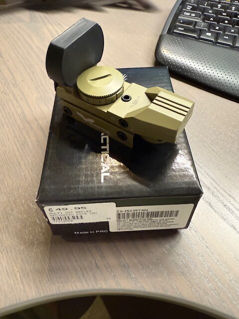 NIEUWE JS-TACTICAL COMPACT RED DOT TAN (JS-15X35TAN)