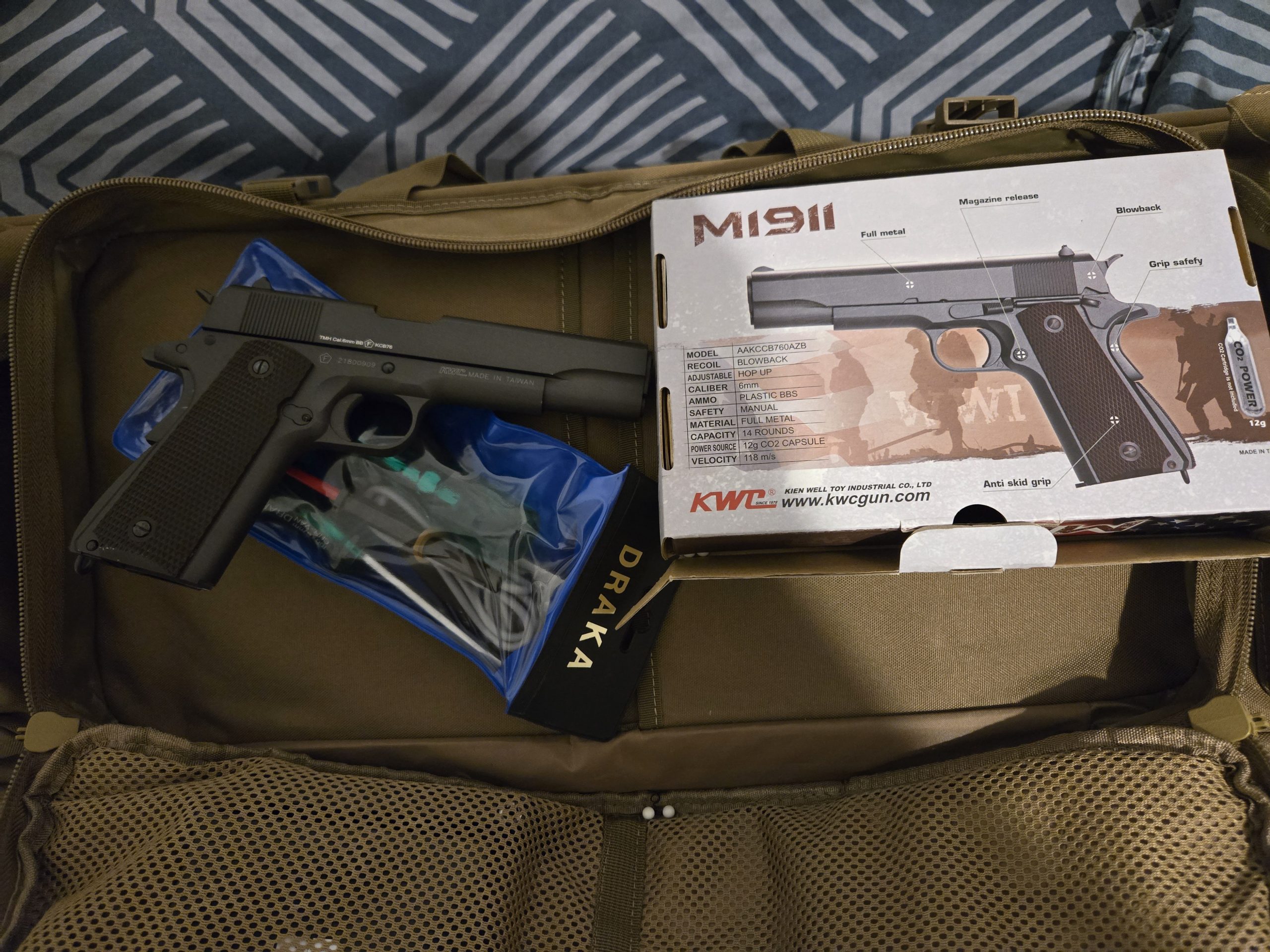 Specna custom + kmc 1911 en gear