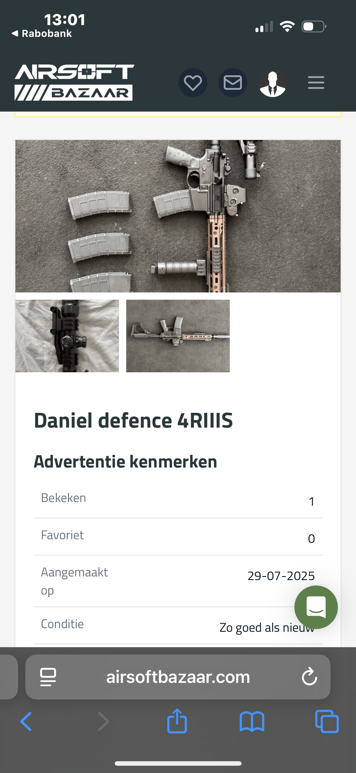 Daniel defence 4 RIIIs