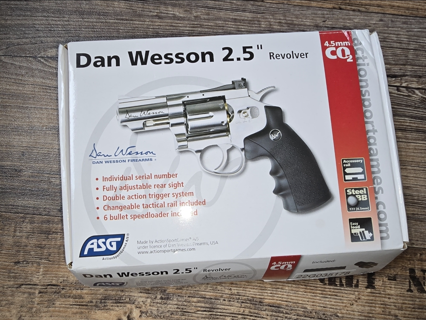 Dan wesson revolver 4.5mm bb