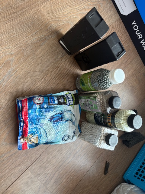 Complete starter set met glock 5 specna arms sa-216 camo tas en vest