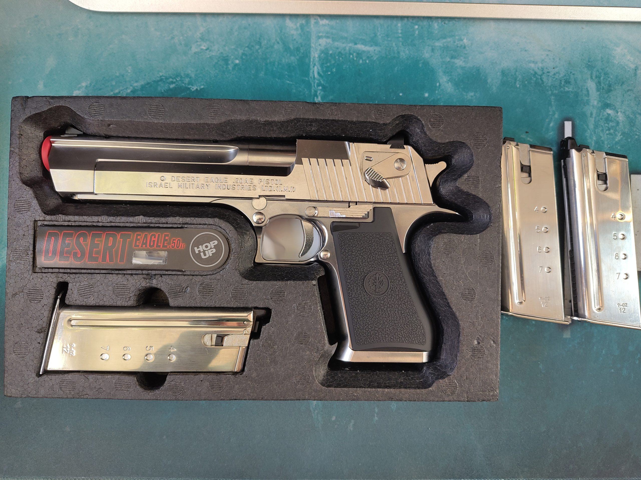 Desert Eagle 50AE chrome stainless