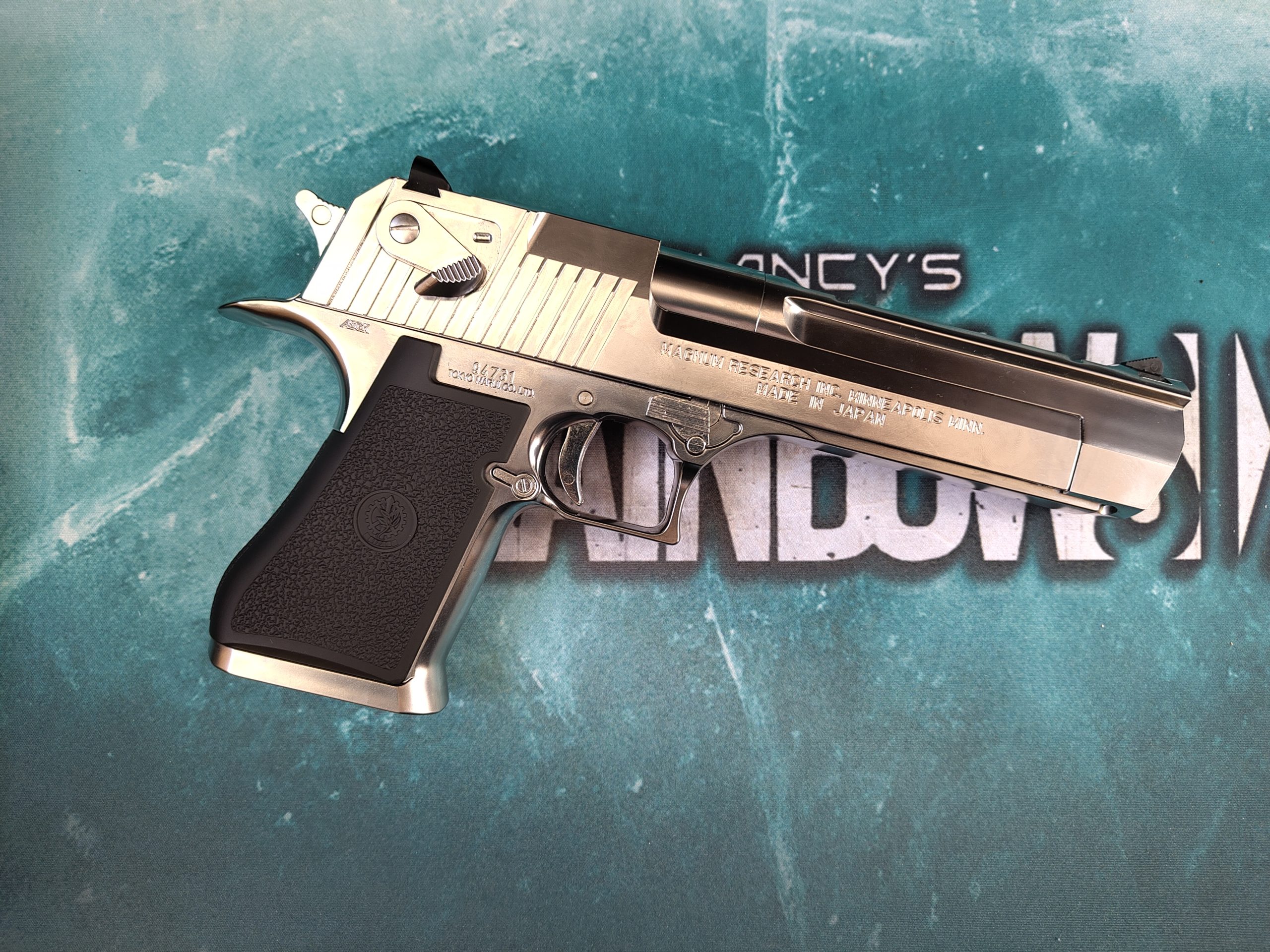 Desert Eagle 50AE chrome stainless