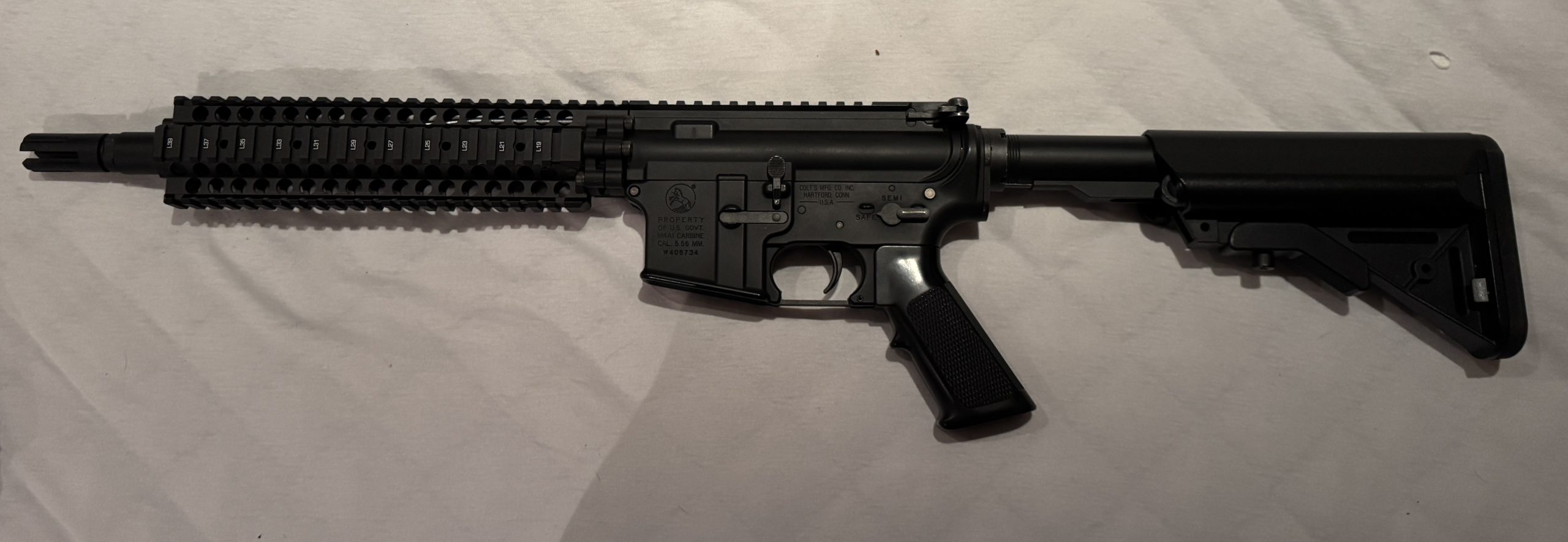 Tokyo Marui Daniel Defese Recce Rifle te koop voorzien van Titan mosfet.