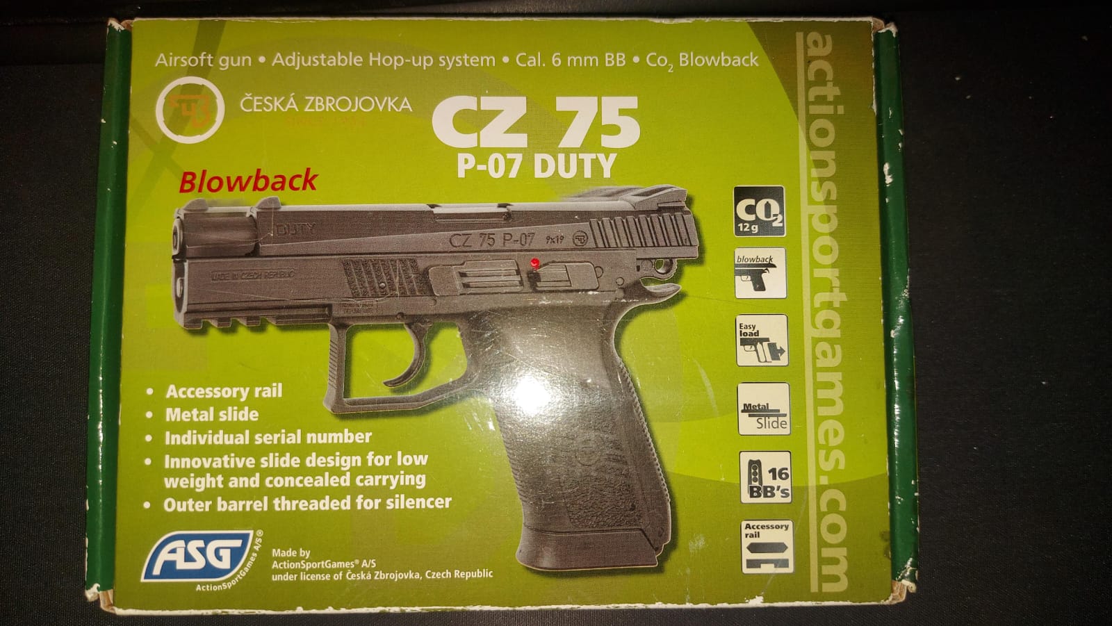 CZ 75 p-07 duty