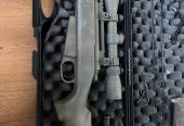 Novritsch SSG24 met scope, magazijnen, bbs, koffer en camo