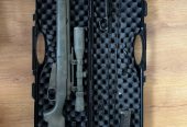 Novritsch SSG24 met scope, magazijnen, bbs, koffer en camo