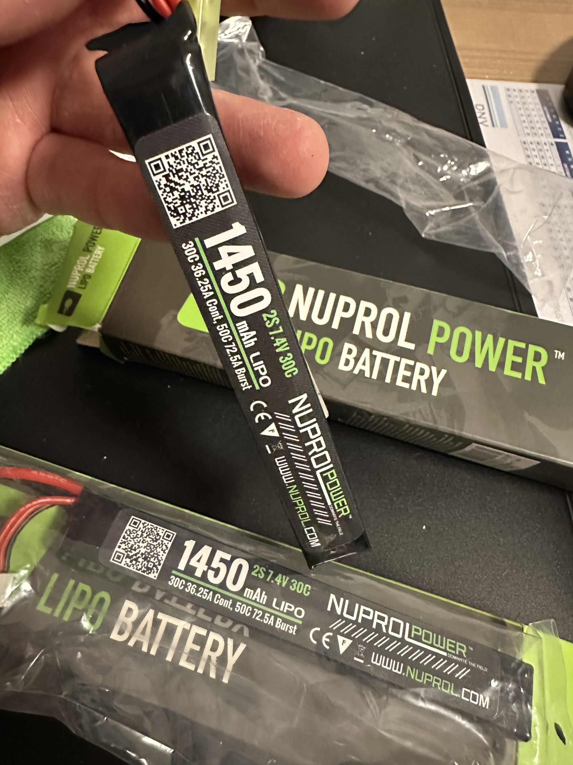 6x batterijen (2 lipo)