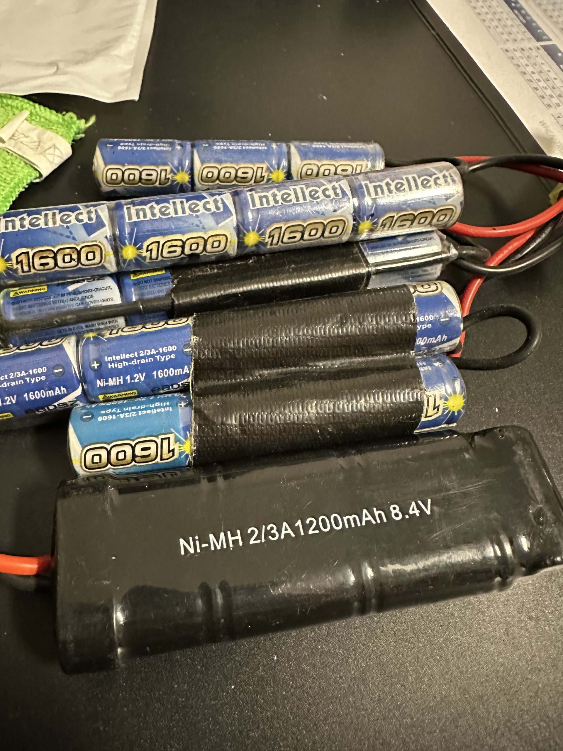 6x batterijen (2 lipo)