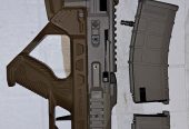 Ghk g5 met costum sru bullpup kit, upgrades en HPA mags