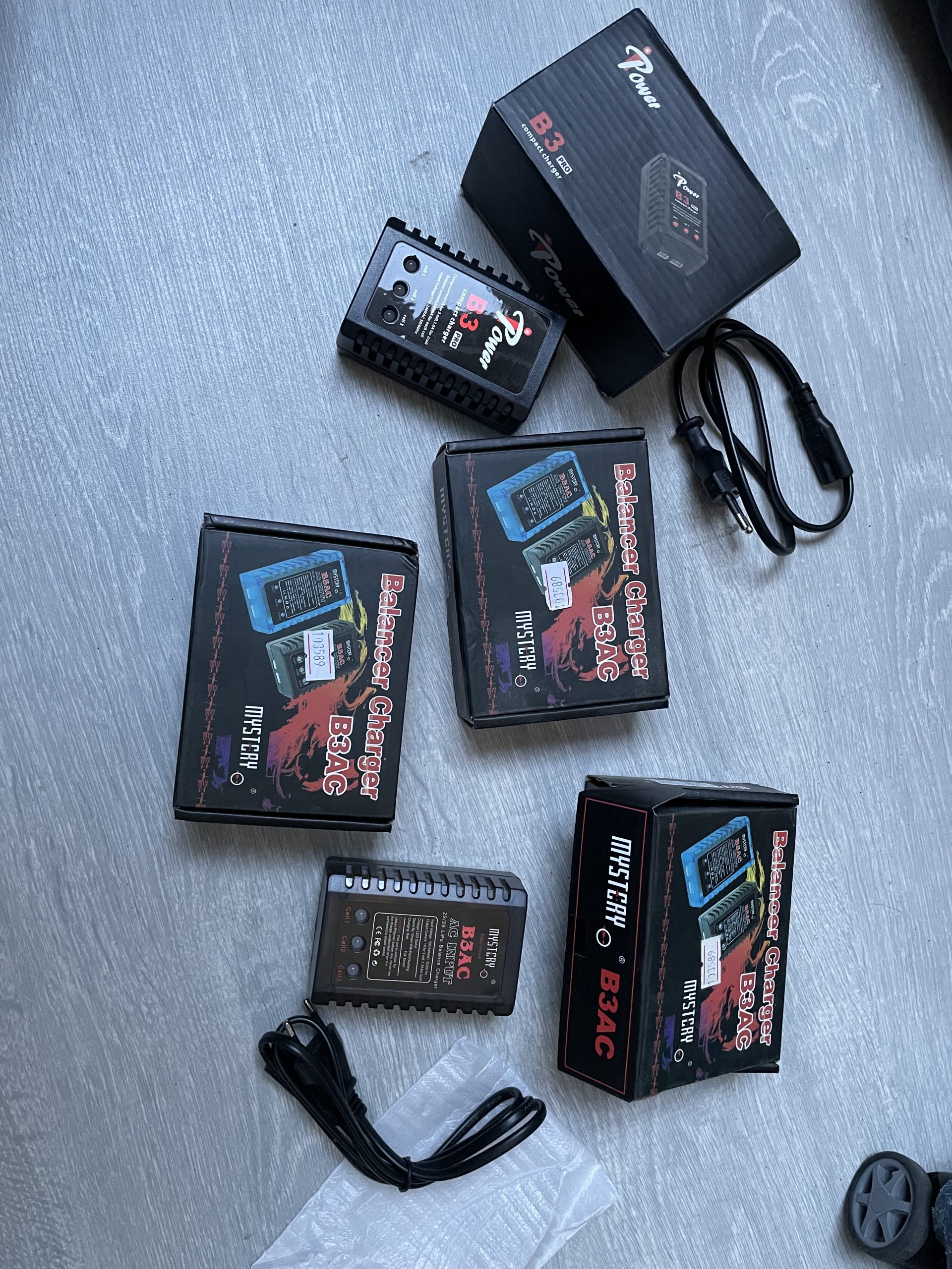 LiPo laders, balance charter B3AC 4 stuks