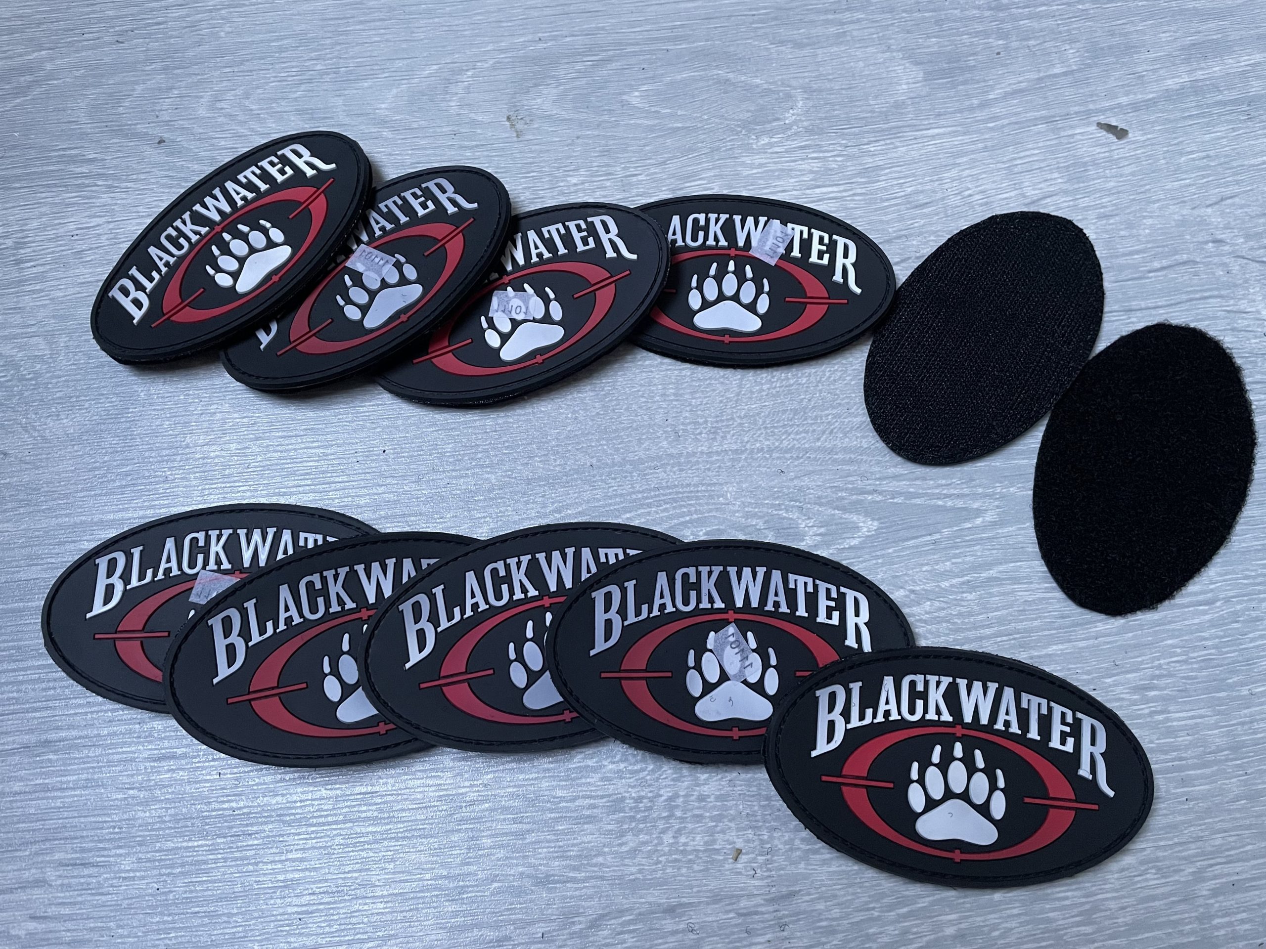 Blackwater pvc patch met klittenband 7 stuks