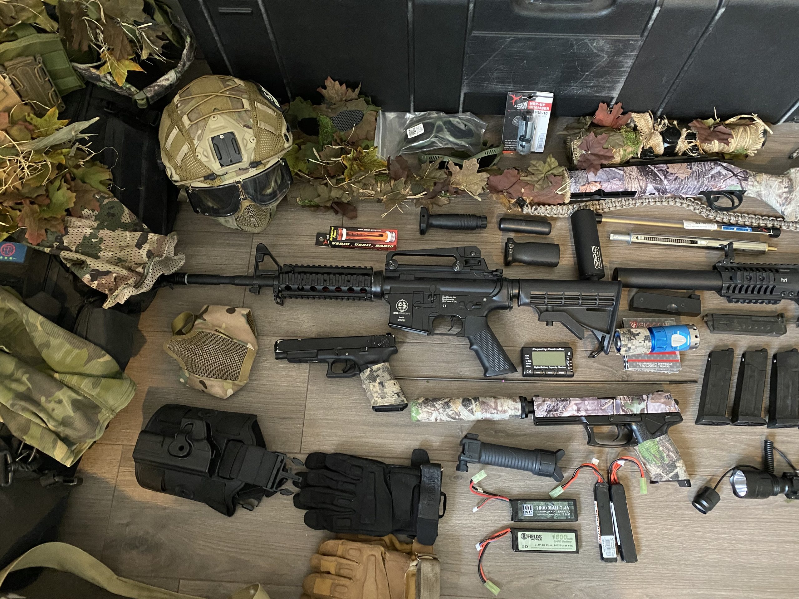 Complete airsoft set