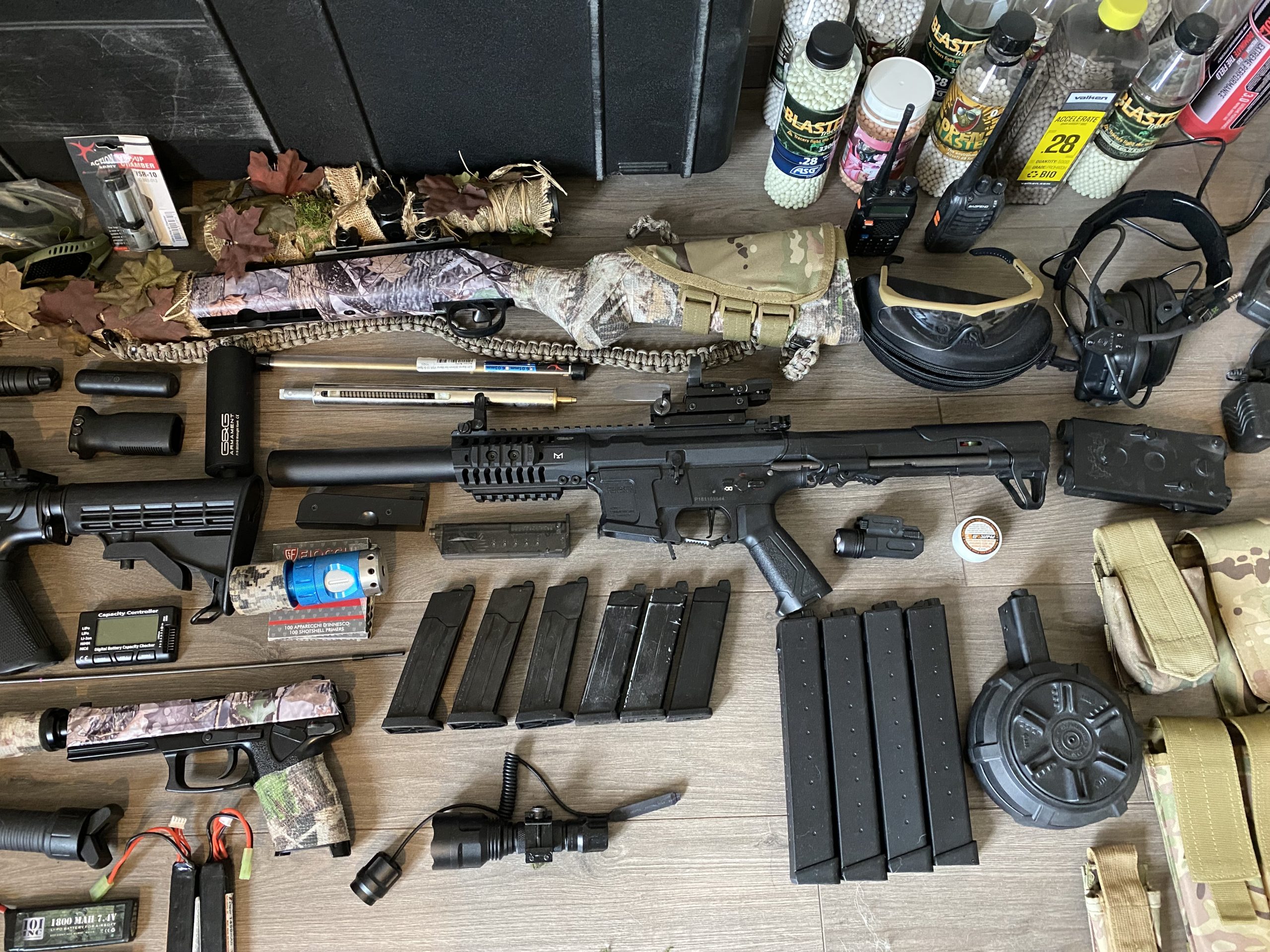 Complete airsoft set