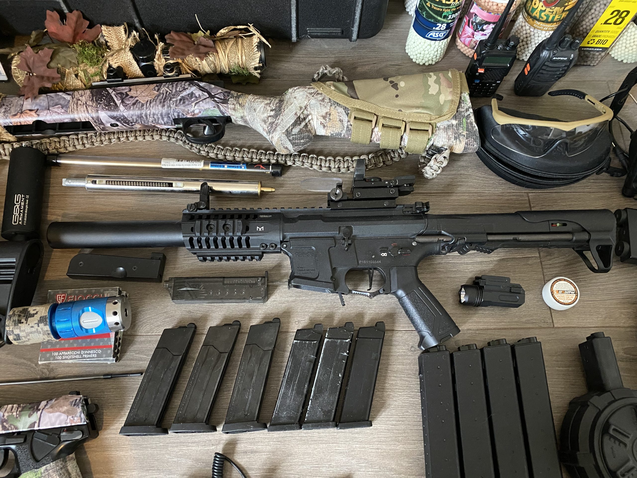 Complete airsoft set