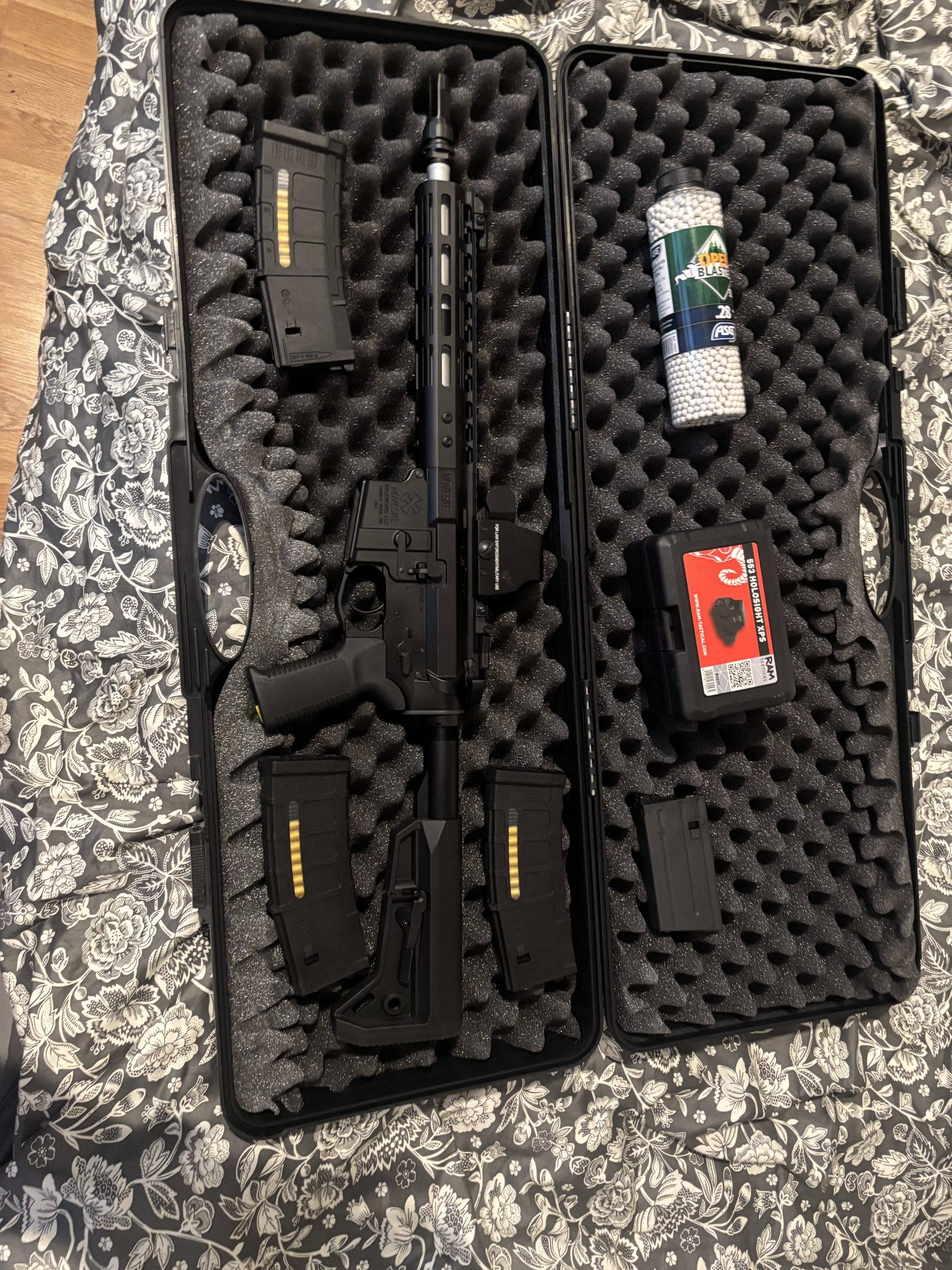 Noveske n4 mws G101 gbb (Ar15 replica) full metal inclusief holosight en meer