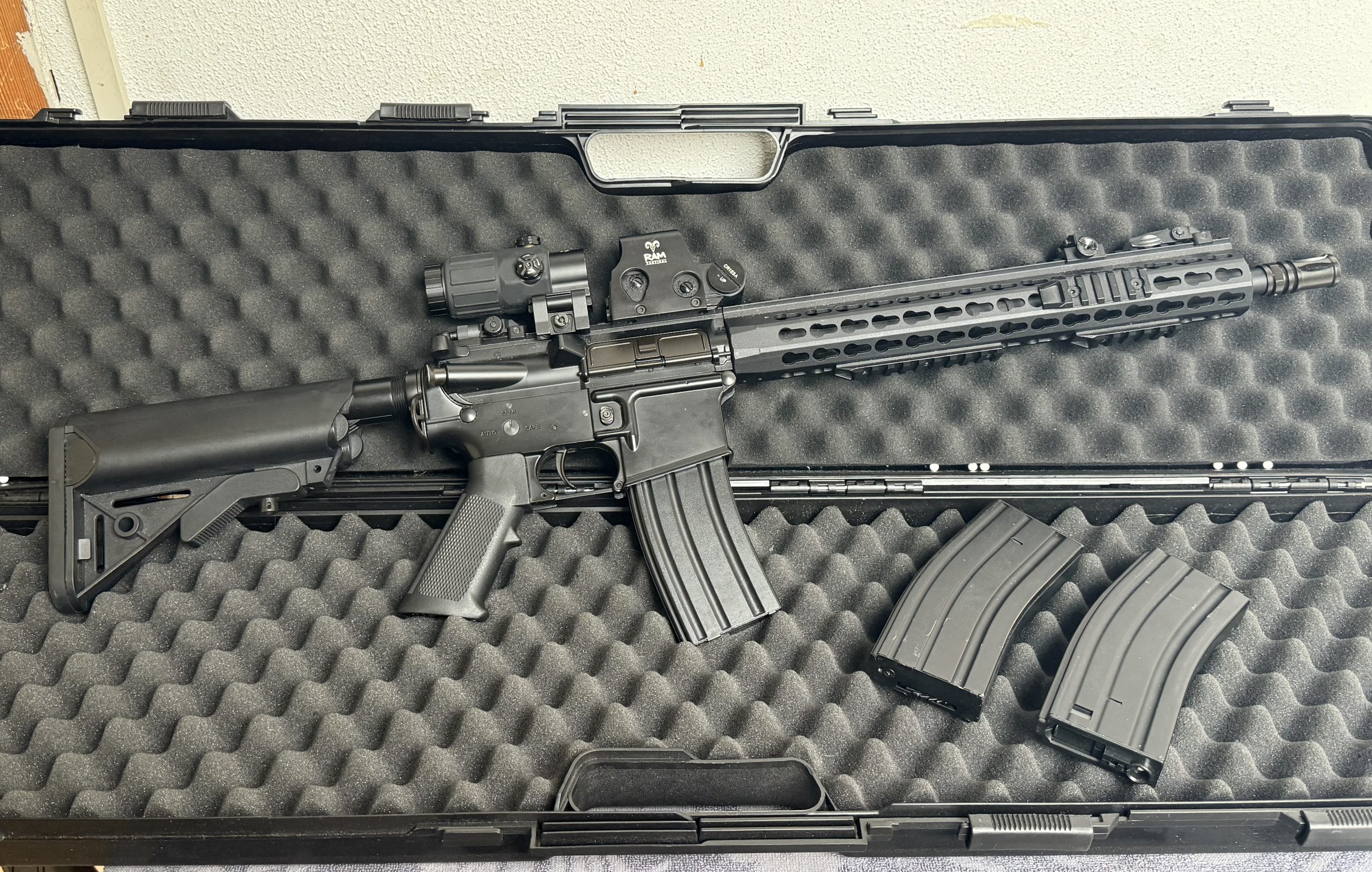 M4 A1 Long Barrel Full Metal Inclusief accessoires