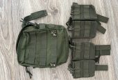 Elite OPS 901 Chest Rig Base en Elite OPS Back Panel. Van warrior assault