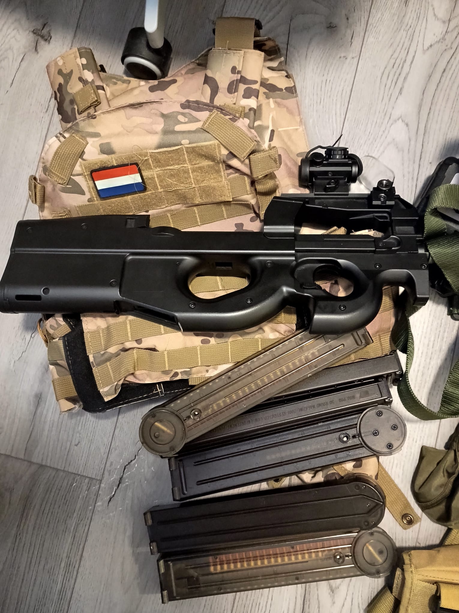 Beginner Bundel werkende airsoft spullen