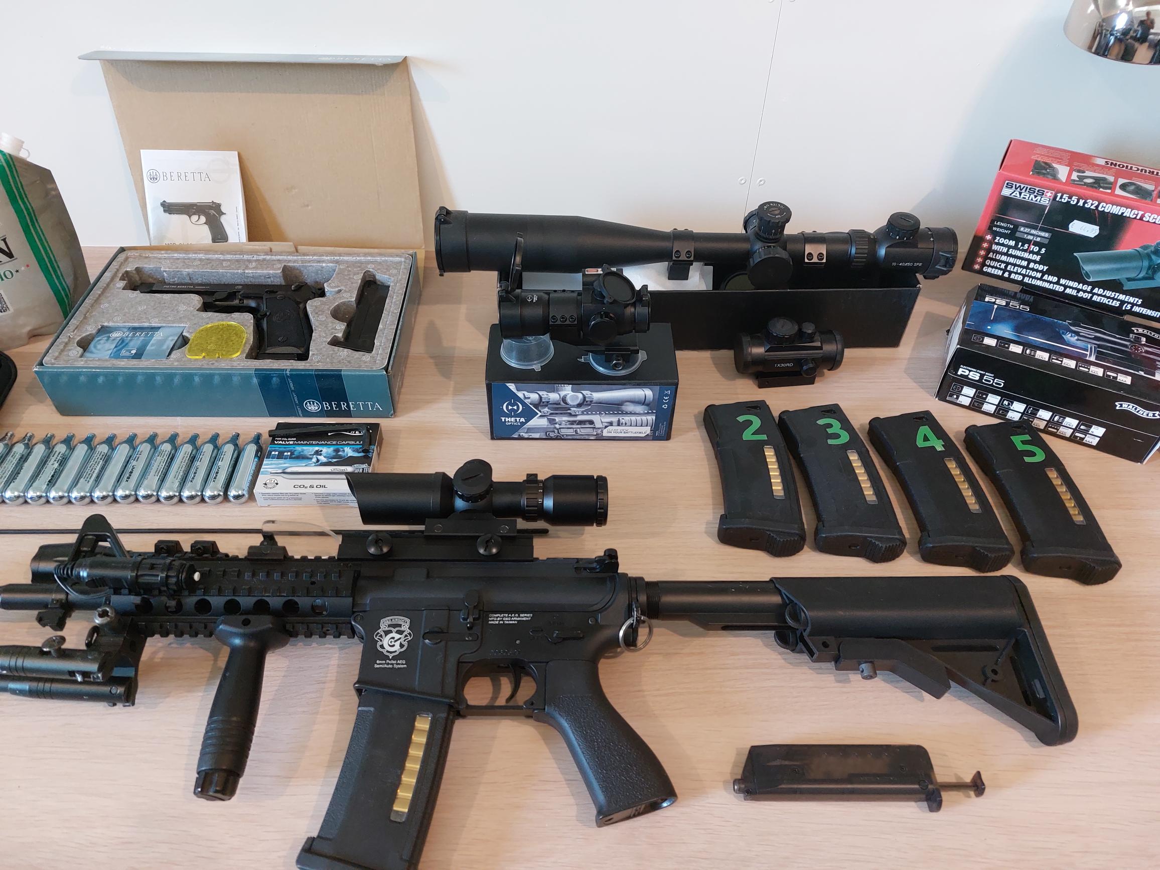 UMAREX M9 Berrata Glas Blowback pistol Duits top merk)