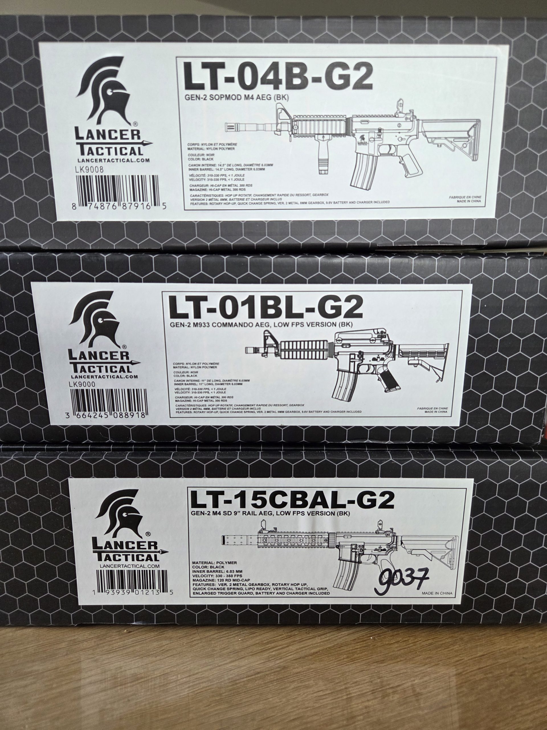 Lancer Tactical AEG Guns 3 stuks 1 koop