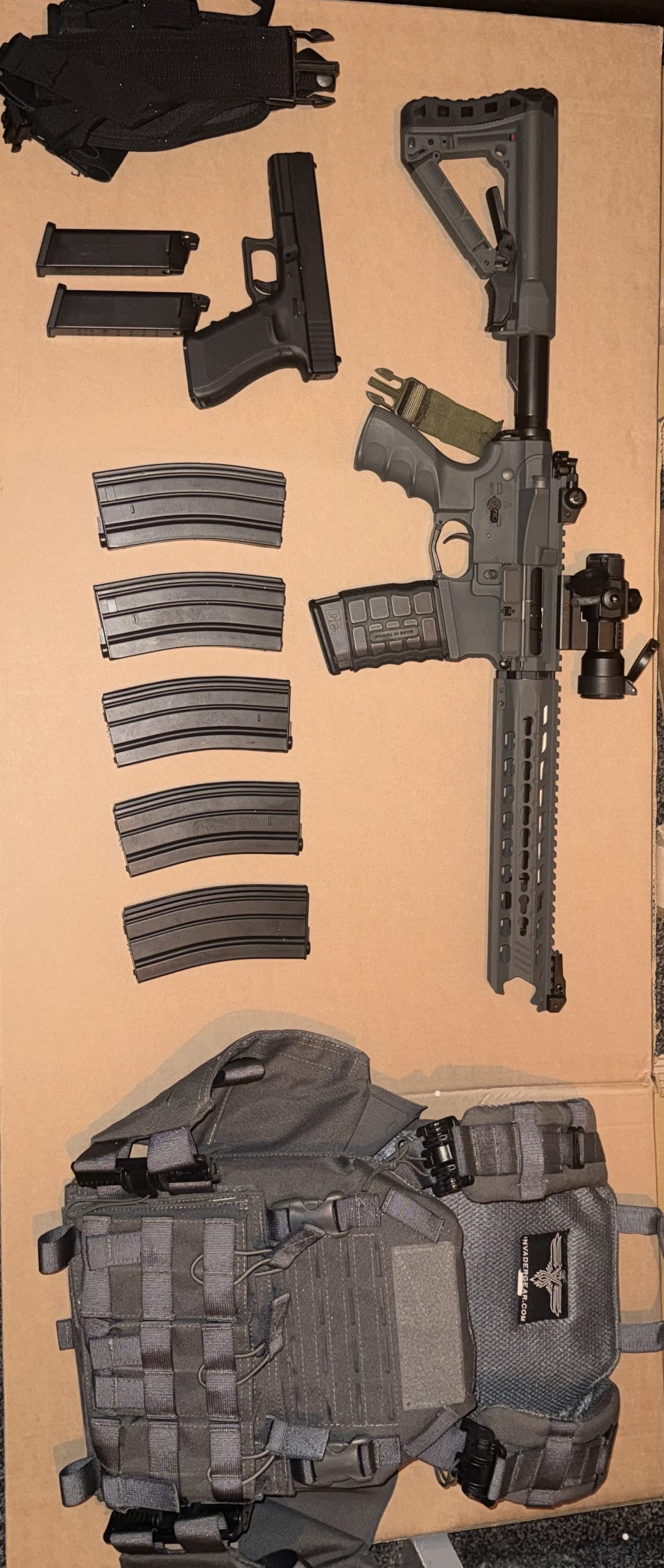 Zeer nette airsoft set!