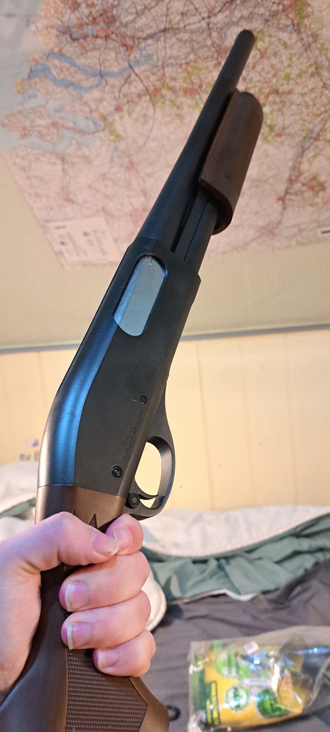 M870 Tactical Shotgun | Gas | Tokyo Marui & H8R | Revolver | CO2 | Zwart | Elite Force Beginners set