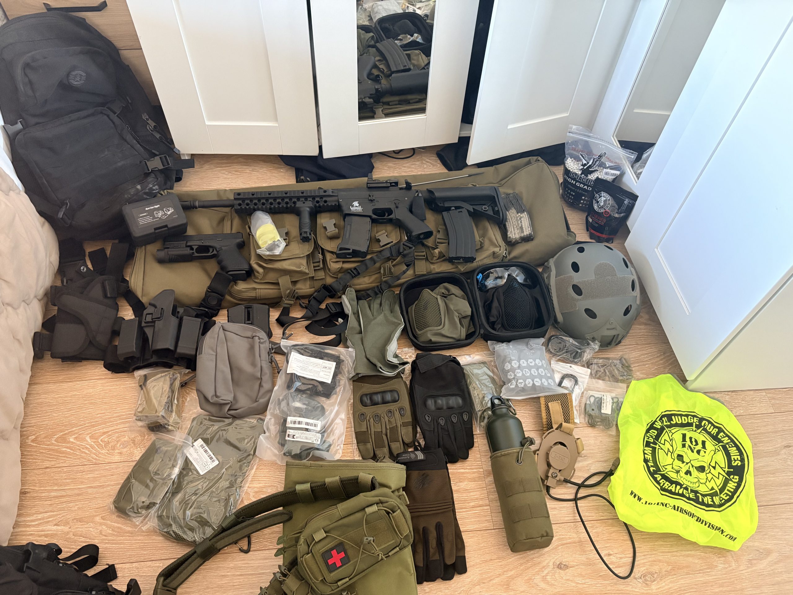Complete airsoft set