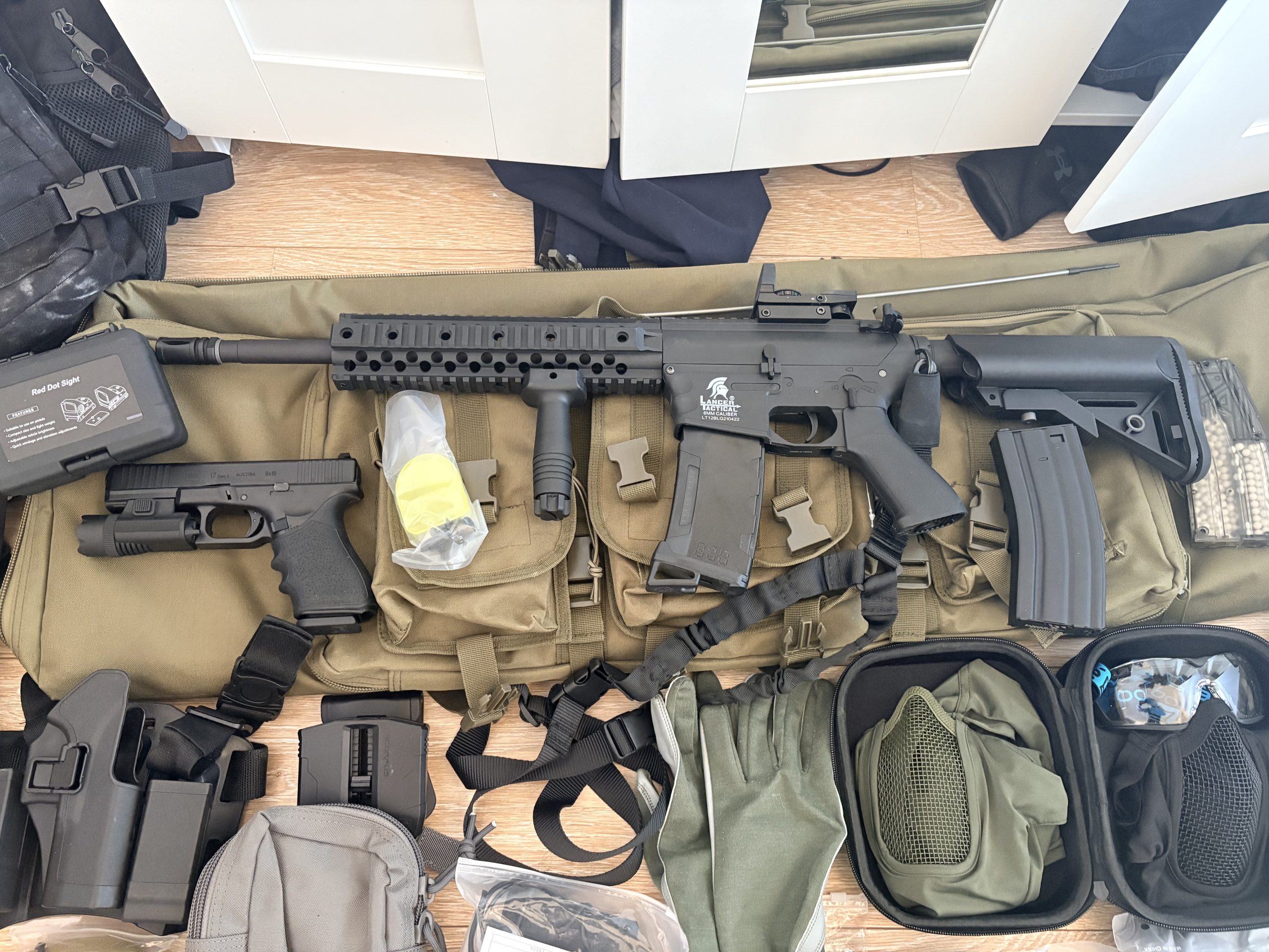 Complete airsoft set