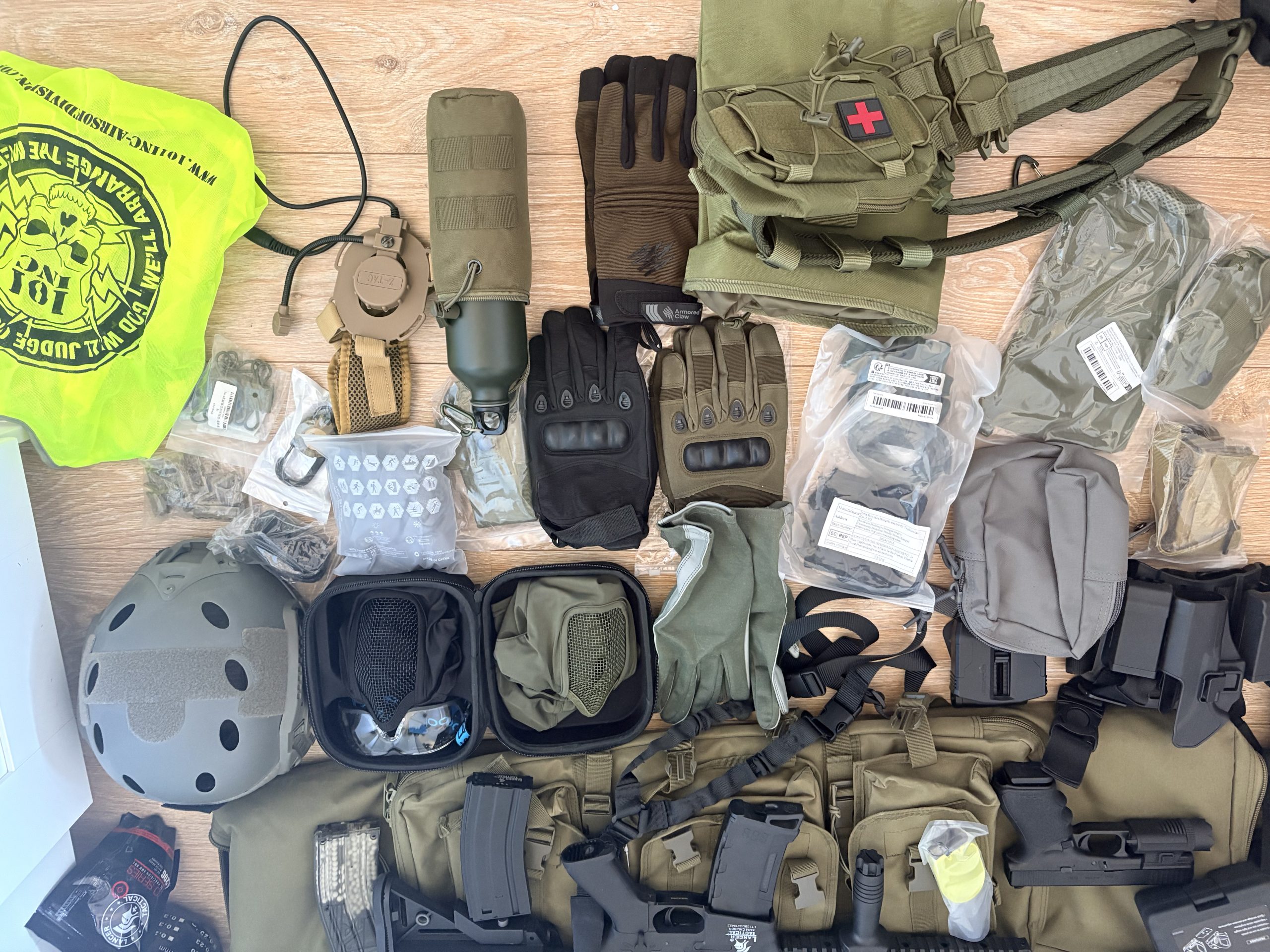Complete airsoft set