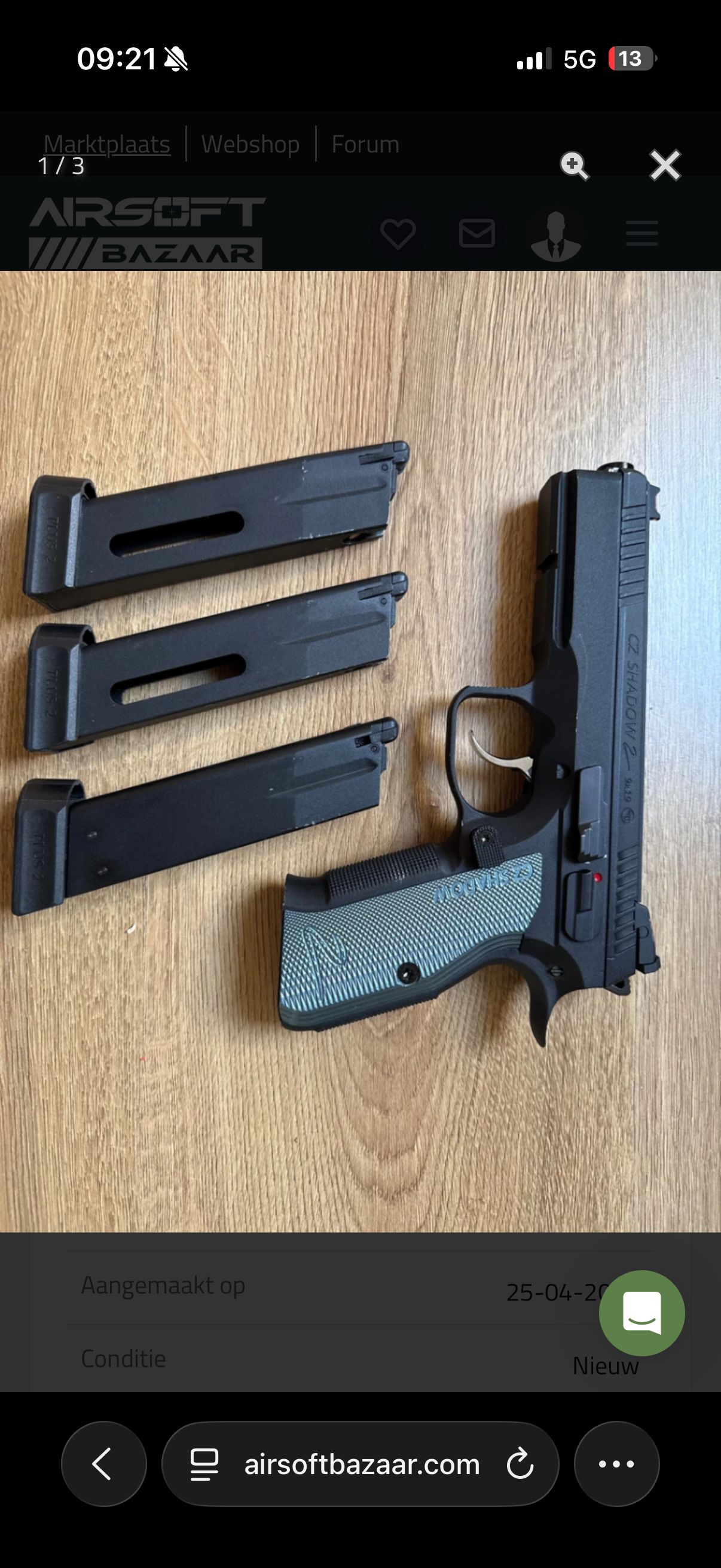 Cz shadow 2 gbb