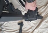 Novritsh Ssr4 mk1, met 3x mid cap magazijnen,een sling, angled hand stop, en een flashlight.