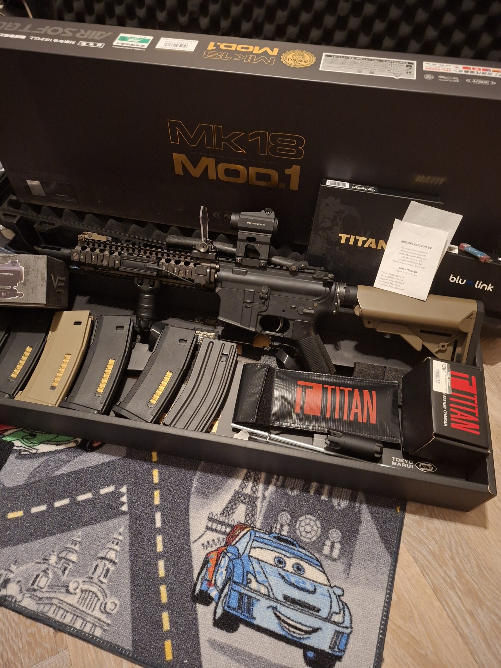 Tokyo Marui mk18 titan overcompleet!
