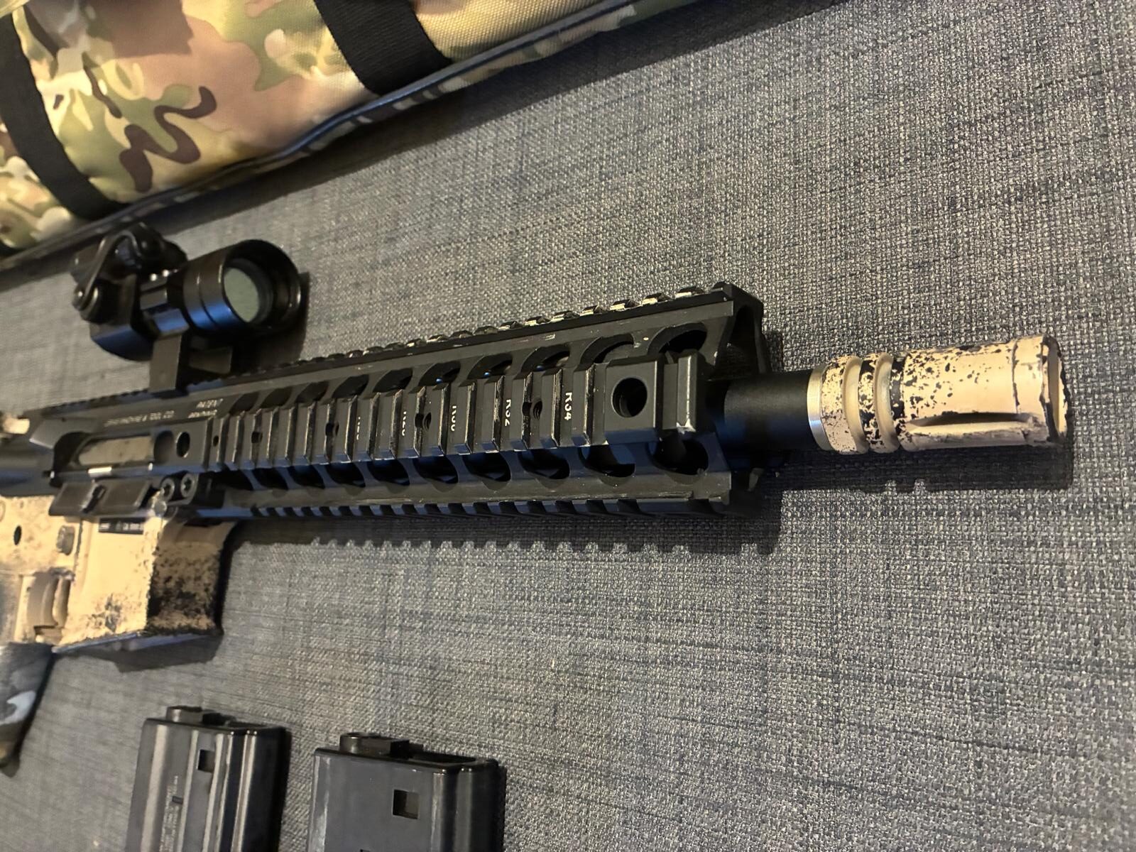 Custom G&P LMT Defender AEG – Geüpgraded internals, niet gebruikt, realistische worn look