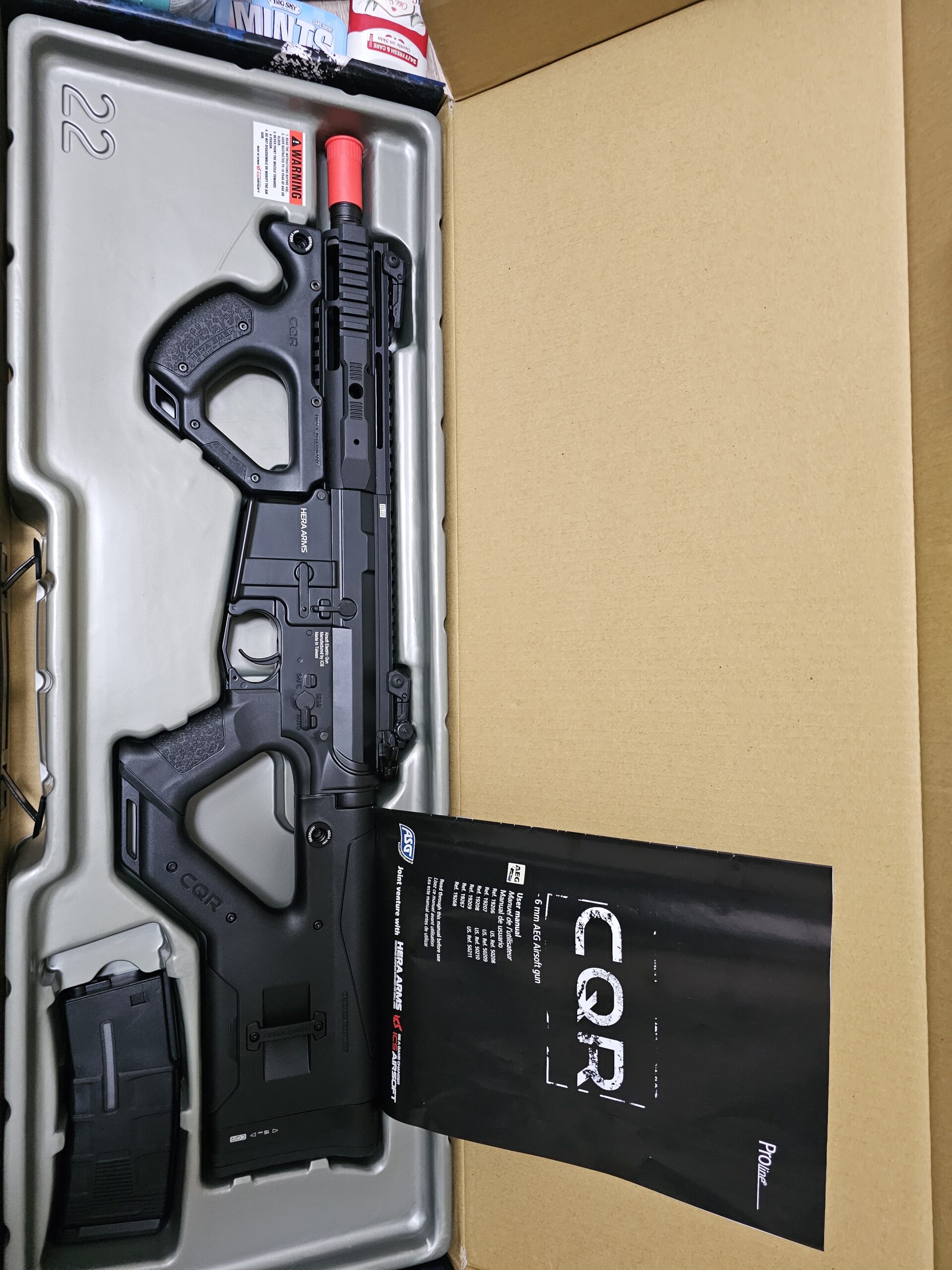 HERA Arms CQR Rifle BRAND NEW + 2 extra magazines