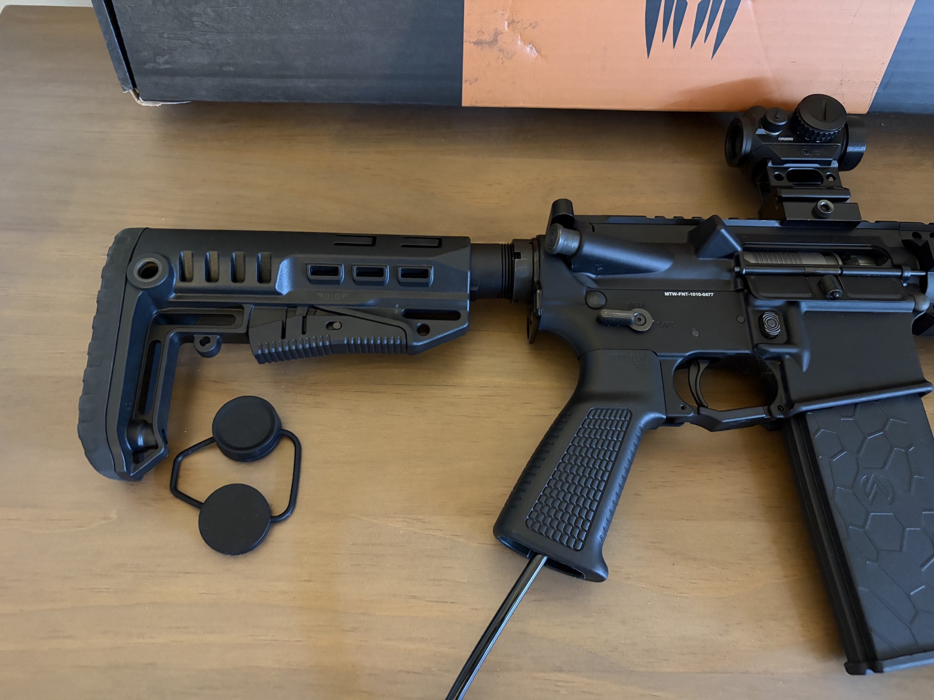 MTW forged tactical 10 inch nieuw met vortex optics crossfire red dot met levenslange garantie