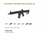 ICS Daniel Defense MK18 Black (M4/M16)
