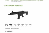 ICS CXP APE SE Black