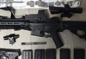 Complete Airsoft Starter / Loadout Kit – Ares SR-16 Stoner + ICS BLE Pistool & Gear!