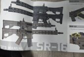 Complete Airsoft Starter / Loadout Kit – Ares SR-16 Stoner + ICS BLE Pistool & Gear!