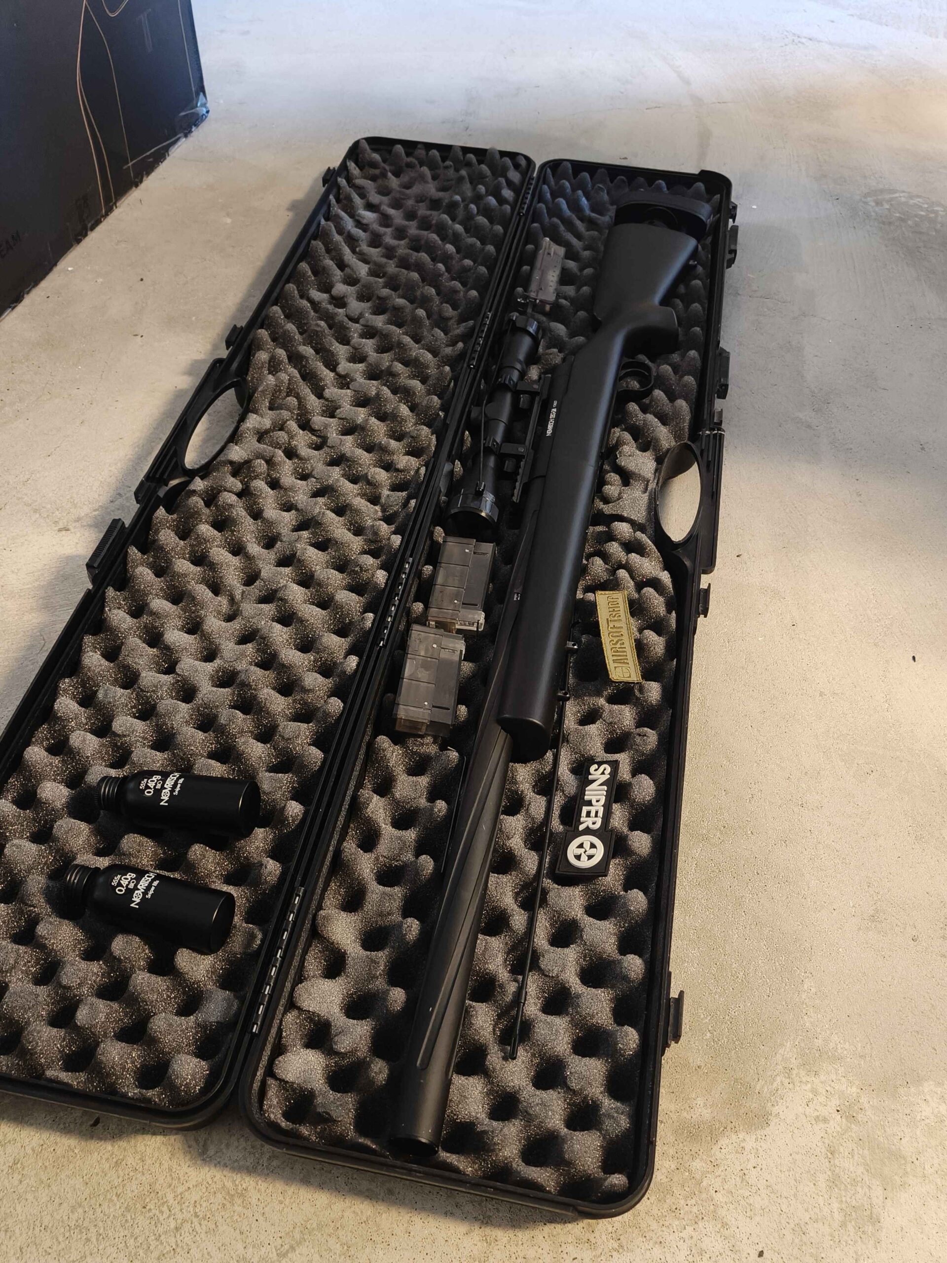 Te koop: Complete Novritsch SSG24 Airsoft Sniper Set – In absolute topstaat!