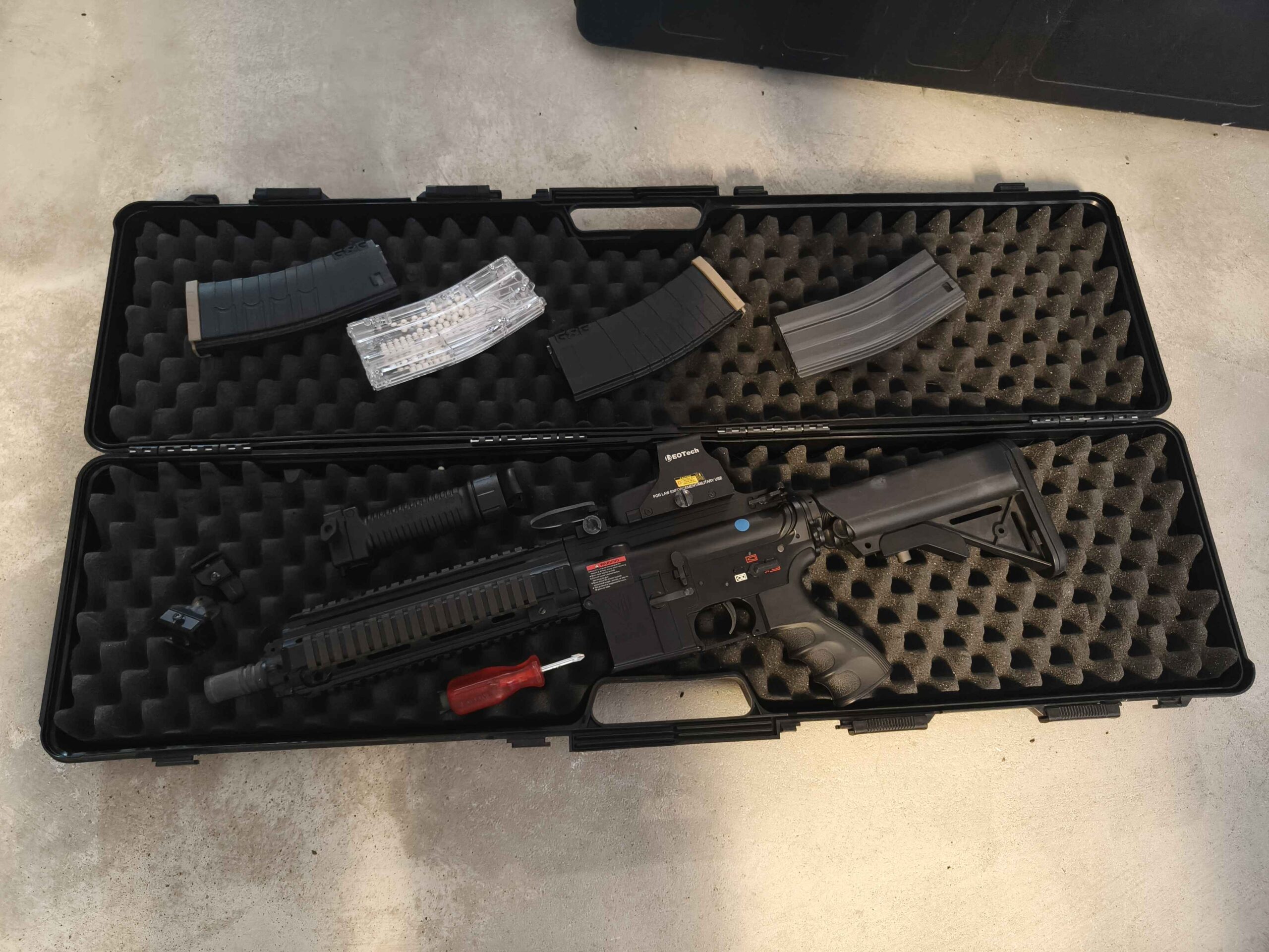 Te koop: Complete G&G Armament M4/TR4 Assault Rifle Set