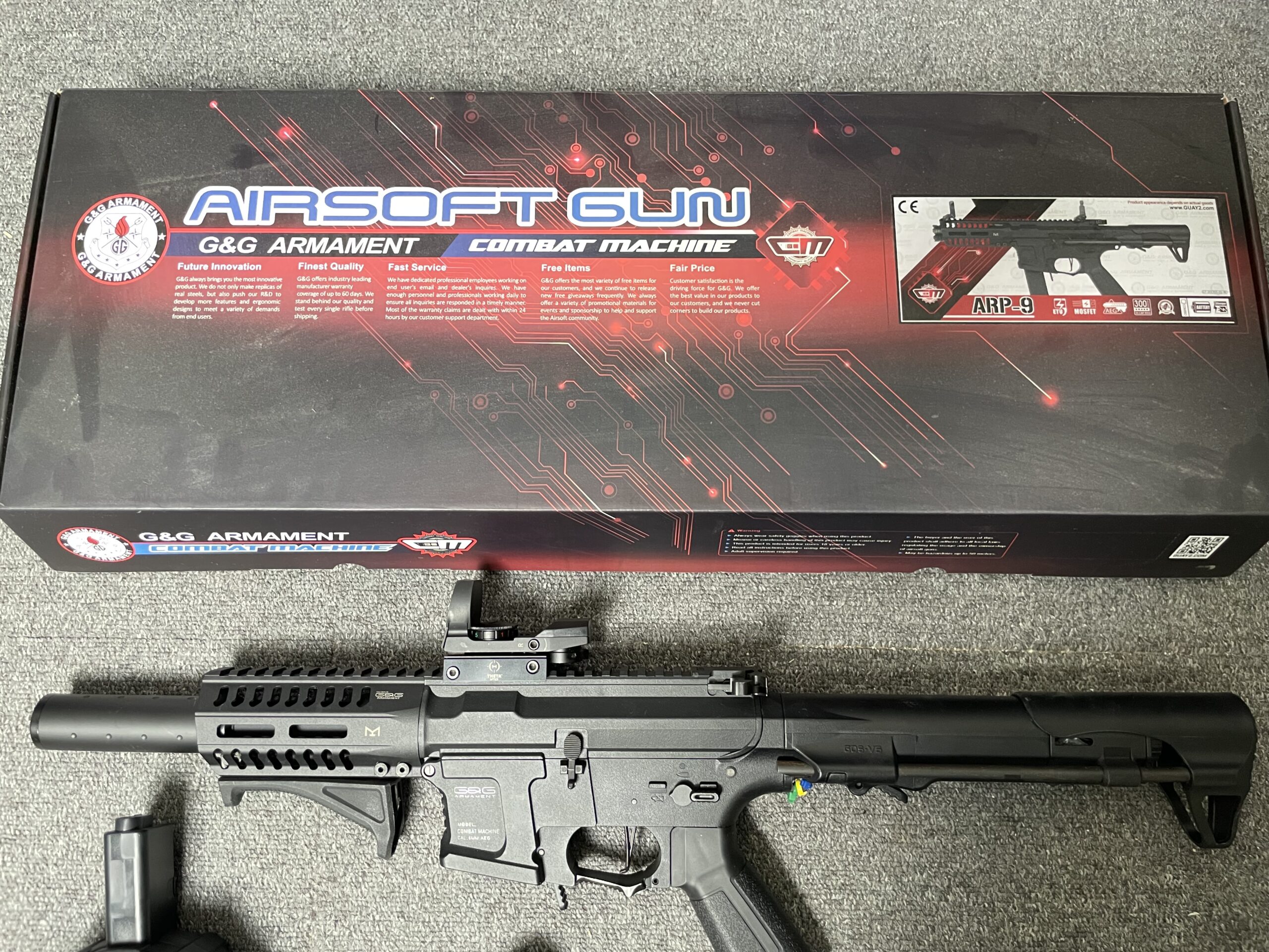 G&G ARP 9 – Drum Mag – Attachments