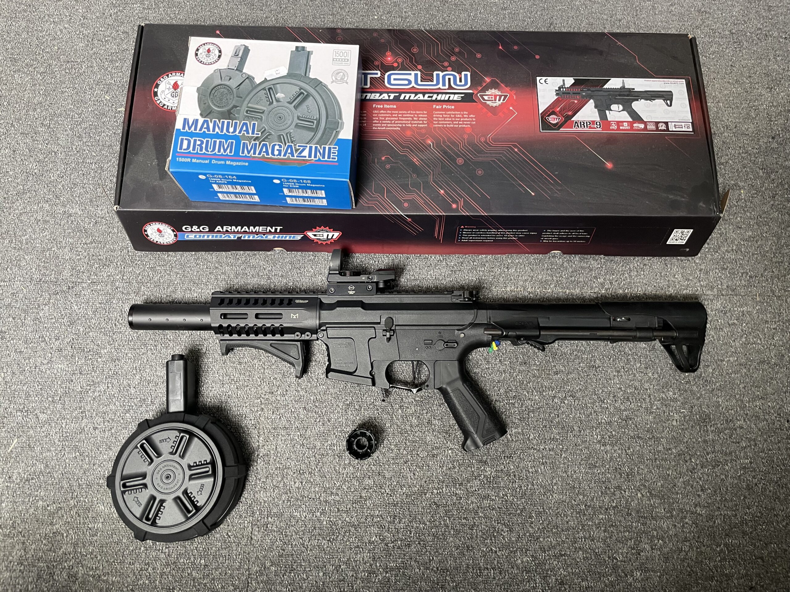 G&G ARP 9 – Drum Mag – Attachments