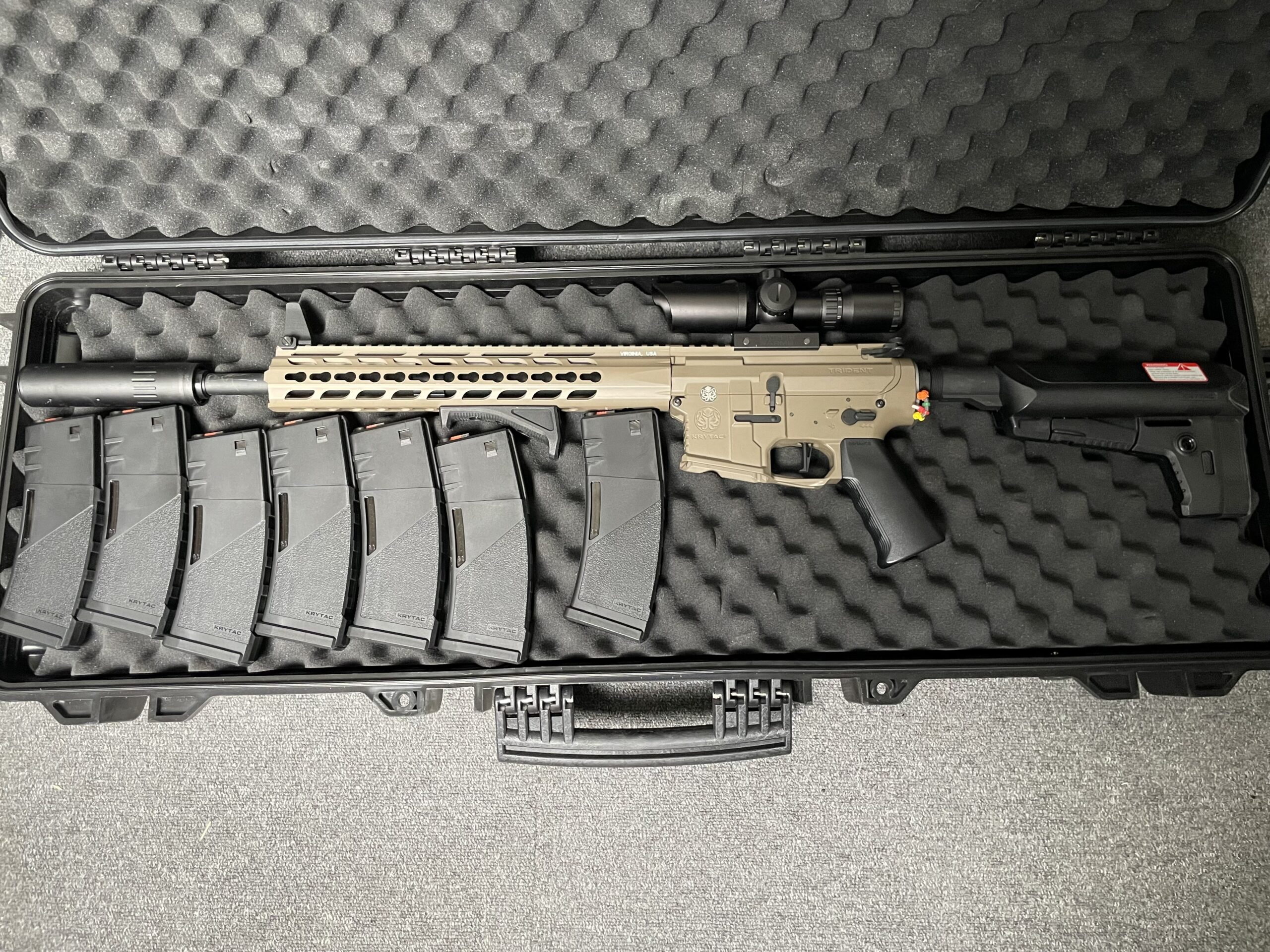 Krytac Trident MKII SPR Flat Dark Earth – Attachments
