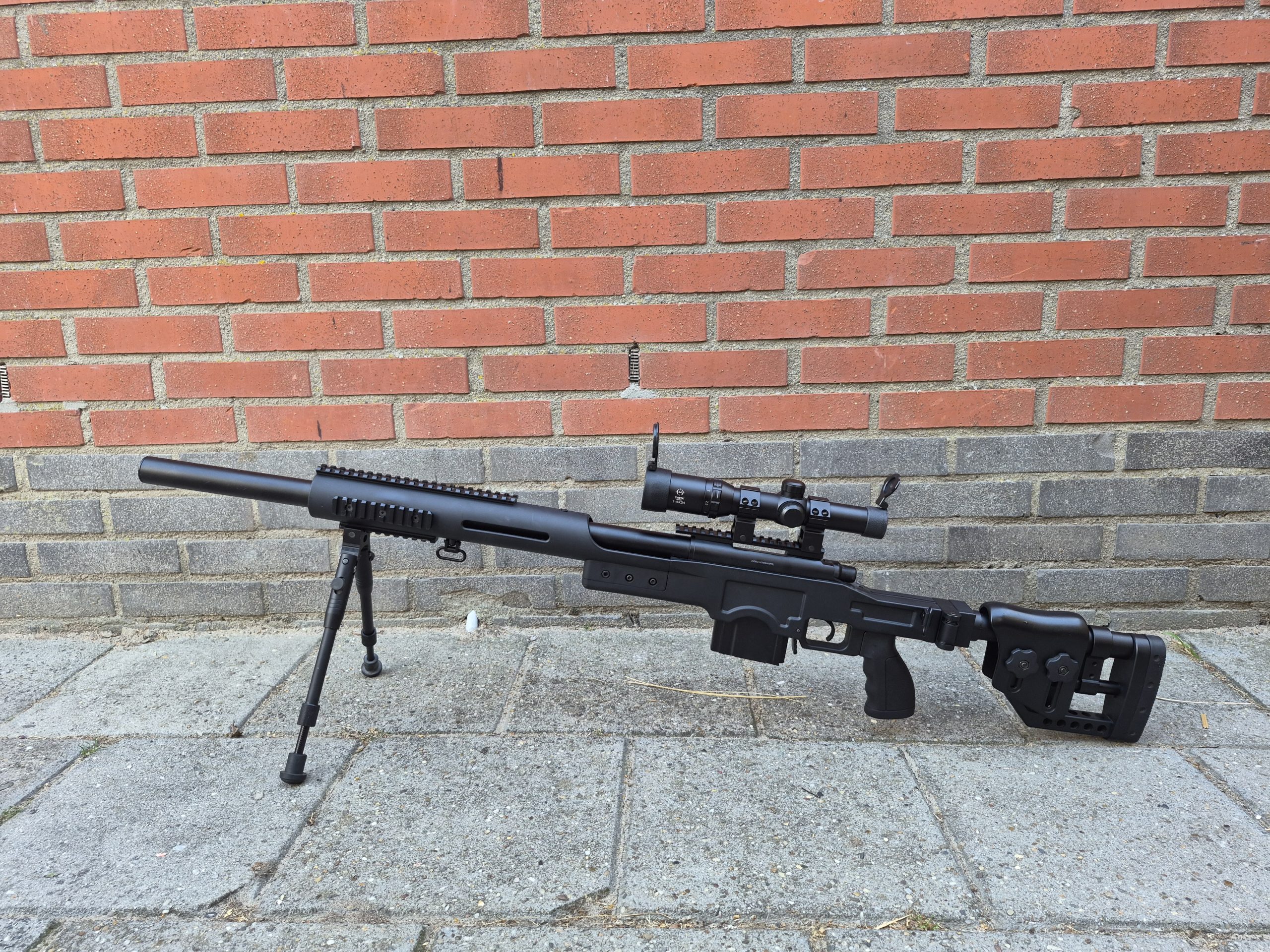 MB4410D sniper rifle replica – with scope and bipod
