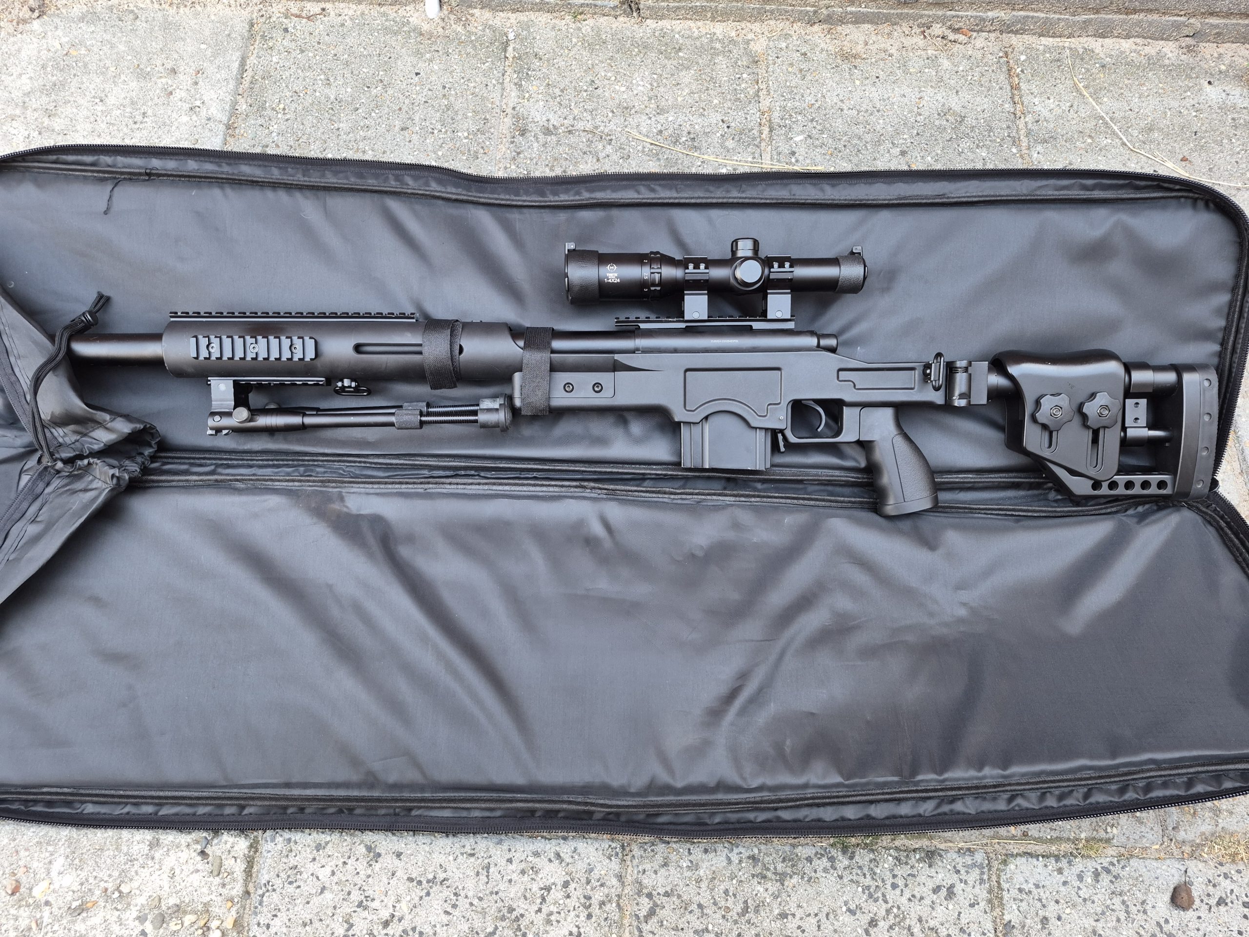MB4410D sniper rifle replica – with scope and bipod