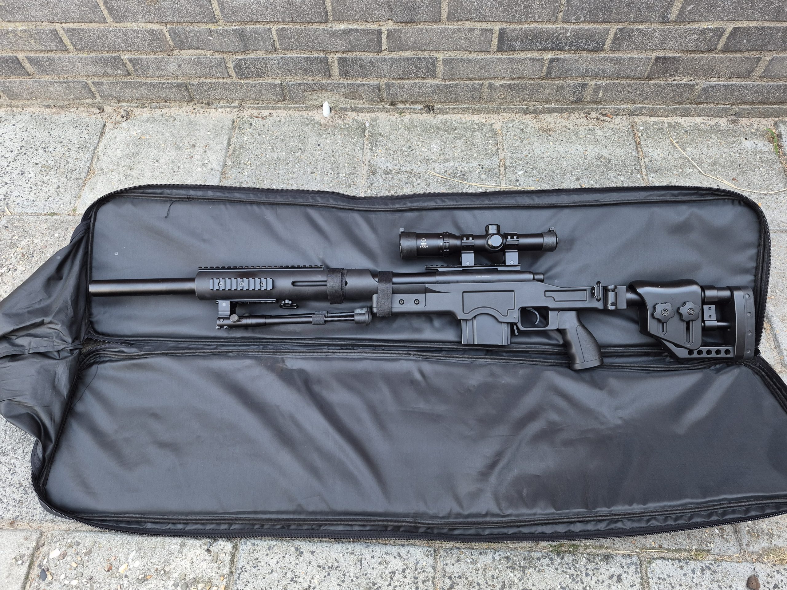 MB4410D sniper rifle replica – with scope and bipod